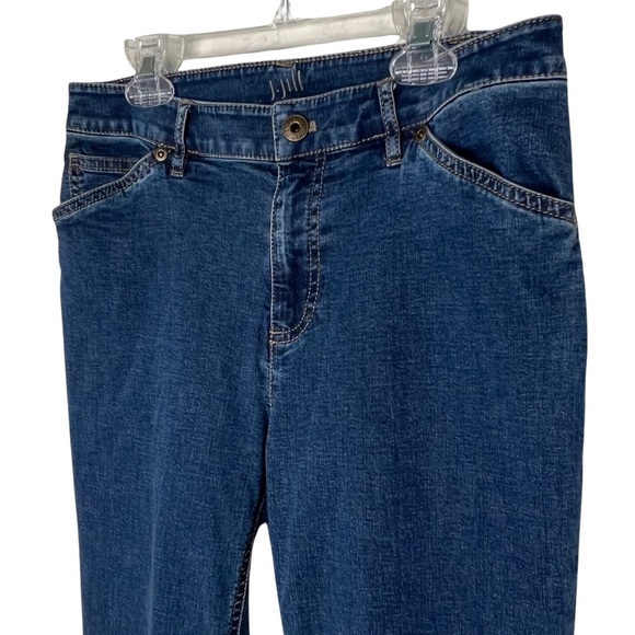 J. Jill Jeans Boot Cut Tried and True Fit Stretch Denim Blue 4 - Picture 14 of 16